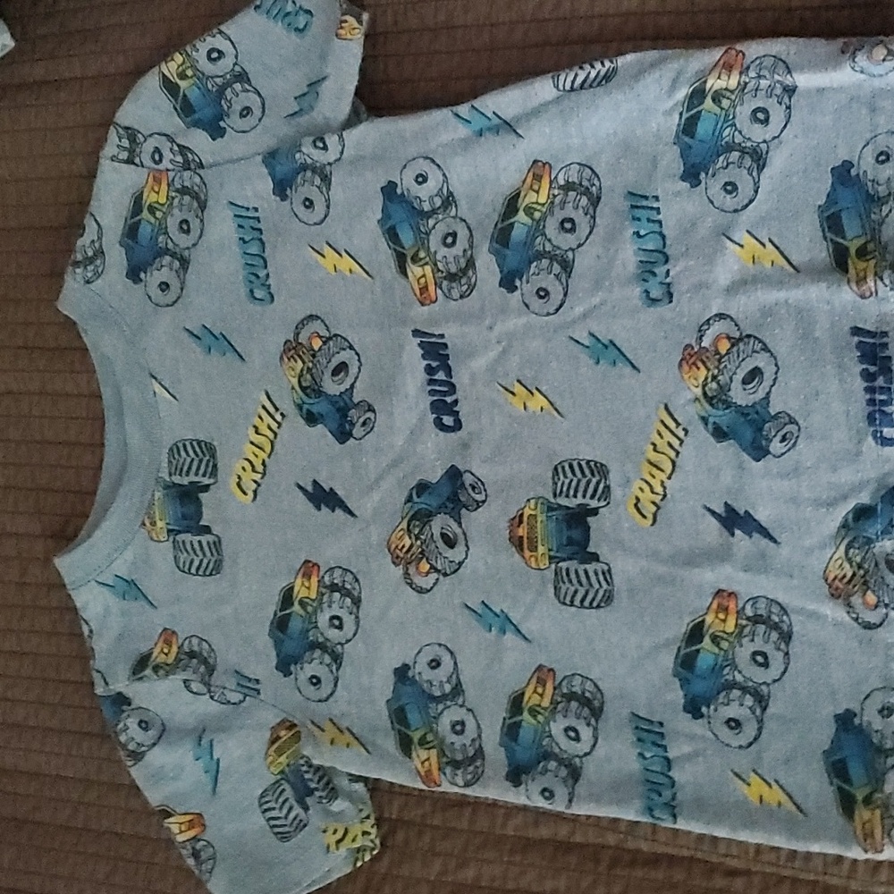 Toddler gray short sleeve
